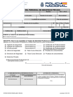 Habilitación Del Personal de Seguridad Privada