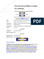 Medalla Al Servicio de La Política Común de Seguridad y Defensa