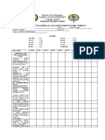 Evaluation Form For Demo Teaching GMRC