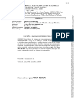 Tribunal de Justiça Do Estado de São Paulo: Bem Te Vi, Mas Não o Encontrei No Imóvel. Certifico Ainda Que Não