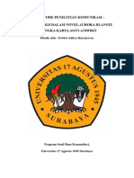 Eas - Metode Penelitian Komunikasi - Febbri Aditya Kuniawan - 1152100077