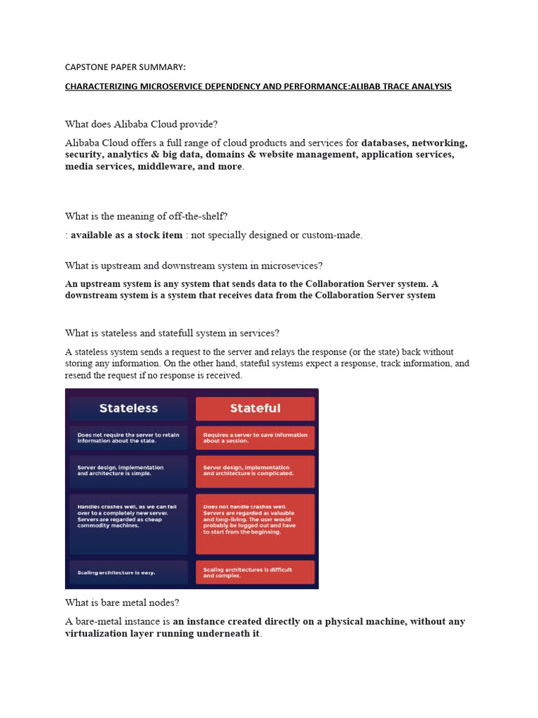 Alibaba Microservices Performance Analysis | PDF | Cloud Computing ...