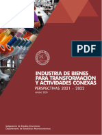 Industria de Bienes para Transformación y Actividades Conexas 2020