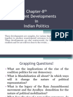 Chapter-8th-Recent Developments in Indian Politics