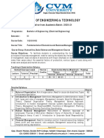 Fundamentals of Economics and Business Management