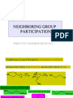 Neighbouring Group Participation L9