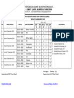 Jadwal Ujian Semester SMP Dan SMA IT Darul Ma'arif