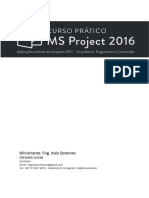 Apostila Curso Prático MS Project 2016 - Básico