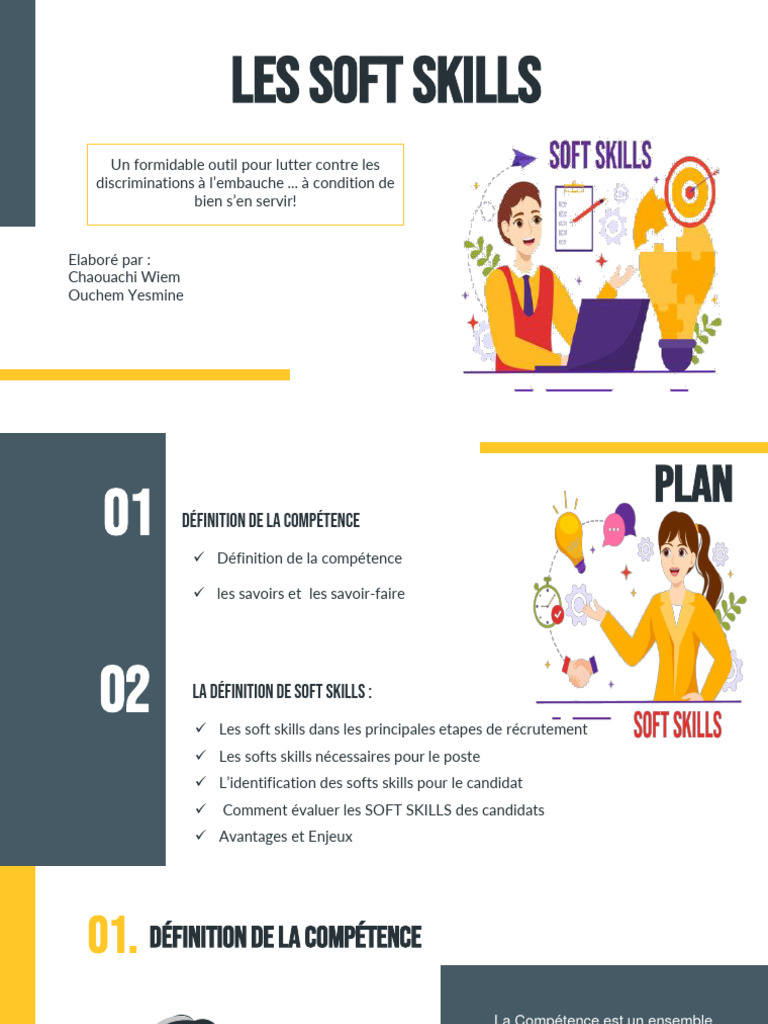 Définition et Évaluation des Soft Skills | PDF | Compétence (Ressources ...