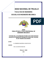 Estudio de La Factibilidad Técnica de Un Secador de Bagazo en Transporte Neúmatico para Una Caldera de Un Ingenio Azucarero