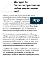 Cómo Evitar Que Tu Evaluación de Competencias de Empleados Sea Un Mero Trámite Inútil