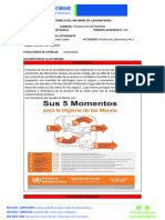 Rúbrica Del Informe de Laboratorio