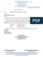 Surat Undangan Ke Komisariat ITATS Untuk SP1 GMKI Cabang Surabaya MB 2023-2024