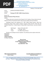 4200004 Surat Undangan Ke Komisariat Wijaya Kusuma Untuk SP1 GMKI Cabang Surabaya MB 2023-2024