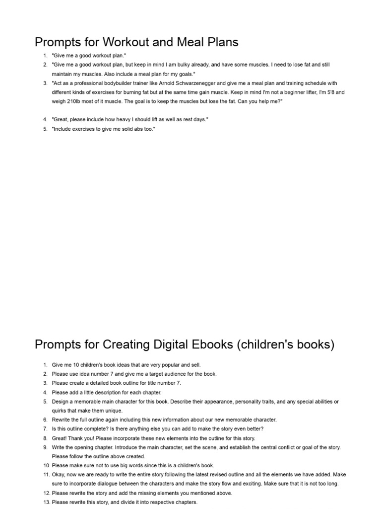 ChatGPT Mastery Course Prompts PDF | PDF | Java Script | Computing