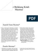 Introduksi Kitab Mazmur