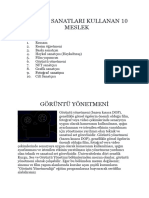 Görsel Sanatlari Kullanan 10 Meslek