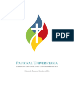 Carta de Identidad. Pastoral Universitaria Diócesis de Zacatecas 2022