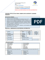 FASSET Bursary Application Form 2024 University or University of Technology