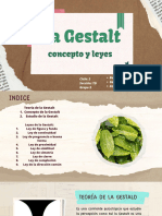La Gestalt - Concepto y Leyes (Presentación)