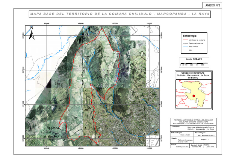 Mapa Territorial de Chilibulo y La Raya | PDF