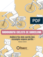 CAT BACC Informe Radiografia Ciclista Barcelona 2023