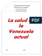 La Salud en La Venezuela Actual