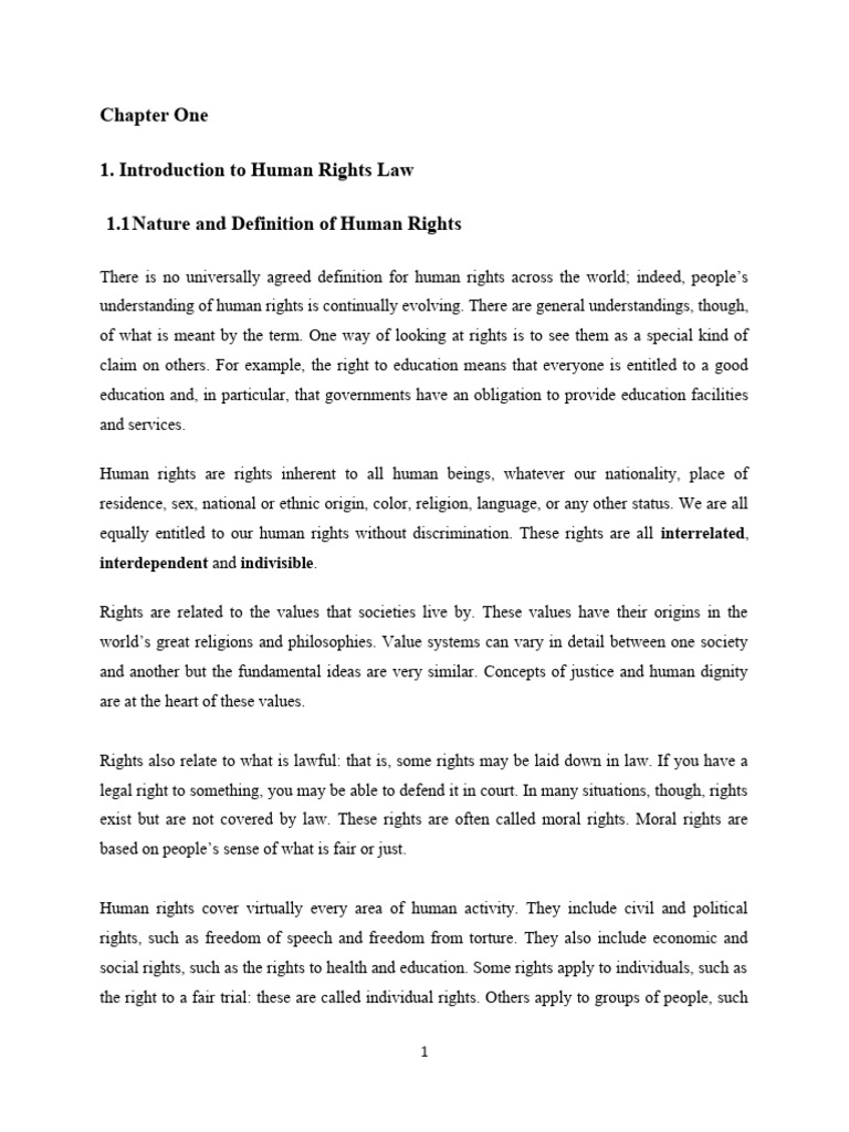 Gender and Human Right Handout | PDF | Treaty | Human Rights