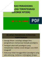 Ke Arah Paradigma Sosiologi Terintegrasi