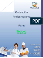 Cotizacion Profesiograma Tidok Colombia Sas