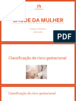 Aula 10 - Classificação de Risco Gestacional - Parte 1