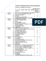 Annual Plan French 2nd Year