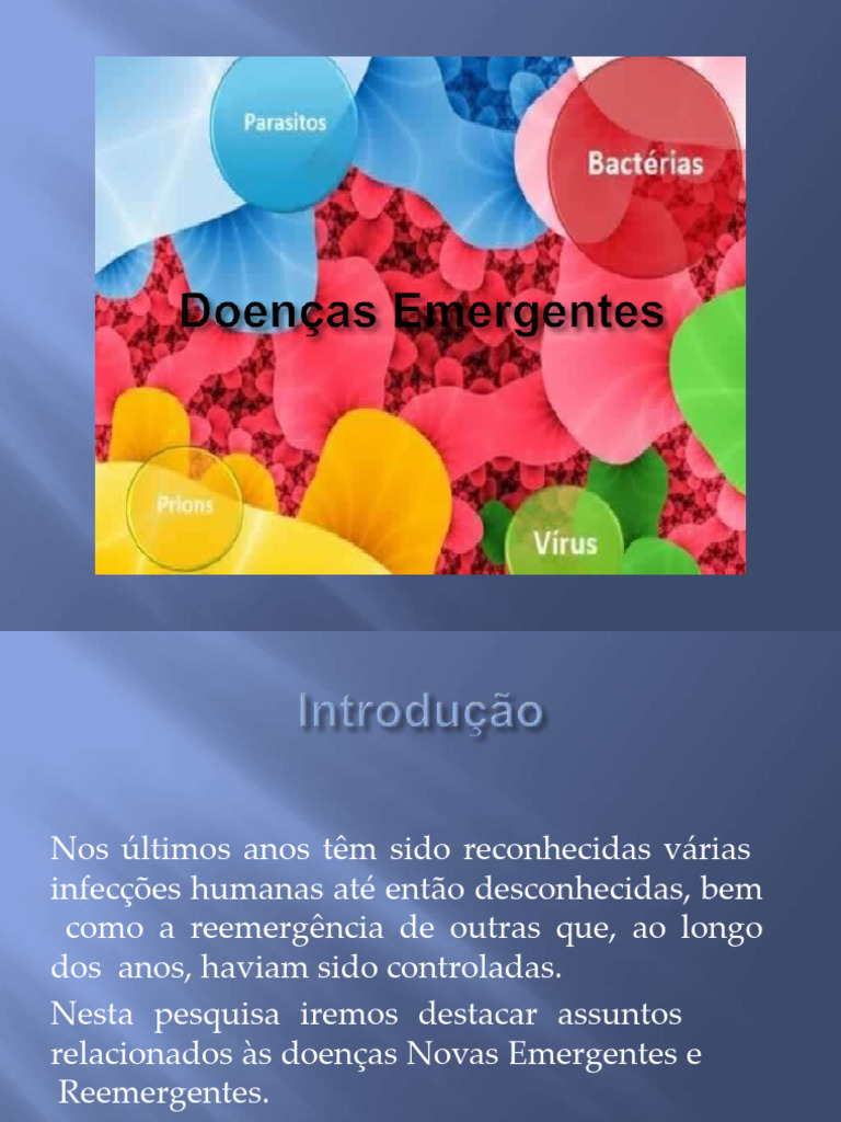 Doenças Emergentes e Reemergentes | PDF | Vírus | HIV/AIDS