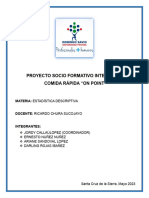 Proyecto Socio Formativo Integrador (Estadística Descriptiva) Oficial