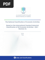 The National Classification of Economic Activities Aug-2019 Isic4