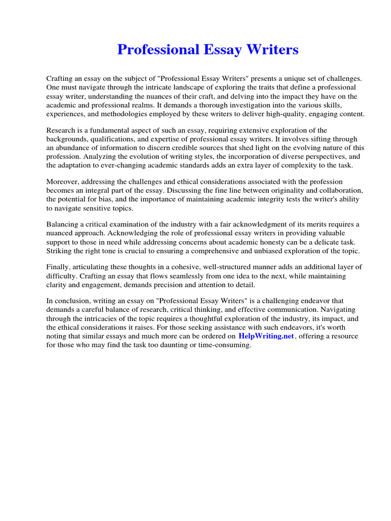 Professional Essay Writers PDF Colonialism Essays