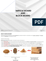 Particle and Blockboard