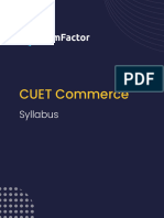 CUET 2024 Commerce Syllabus
