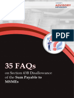 Taxmann's Analysis - 35 FAQs On Section 43B Disallowance of The Sum Payable To Micro or Small Enterprises