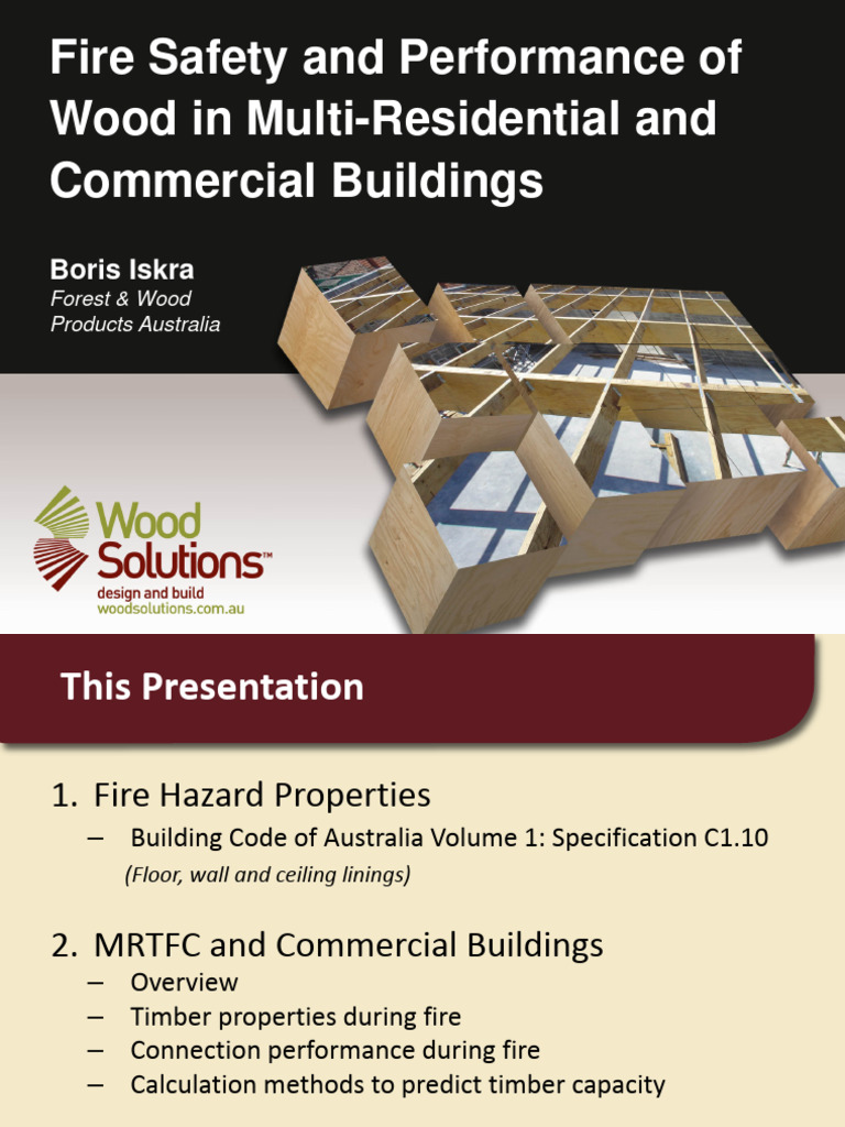 Fire Safety and Performance - 1604 - 14 | PDF | Fire Safety | Lumber