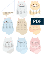 Gatos Calendario