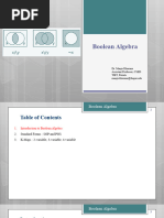 Boolean Algebra Manju