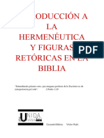 Introducción A La Hermenéunica y Figuras Retóricas en La Biblia