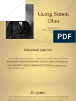 Georg Ohm - Referat Fizica