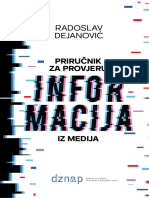 Priručnik Za Provjeru Informacija Iz Medija