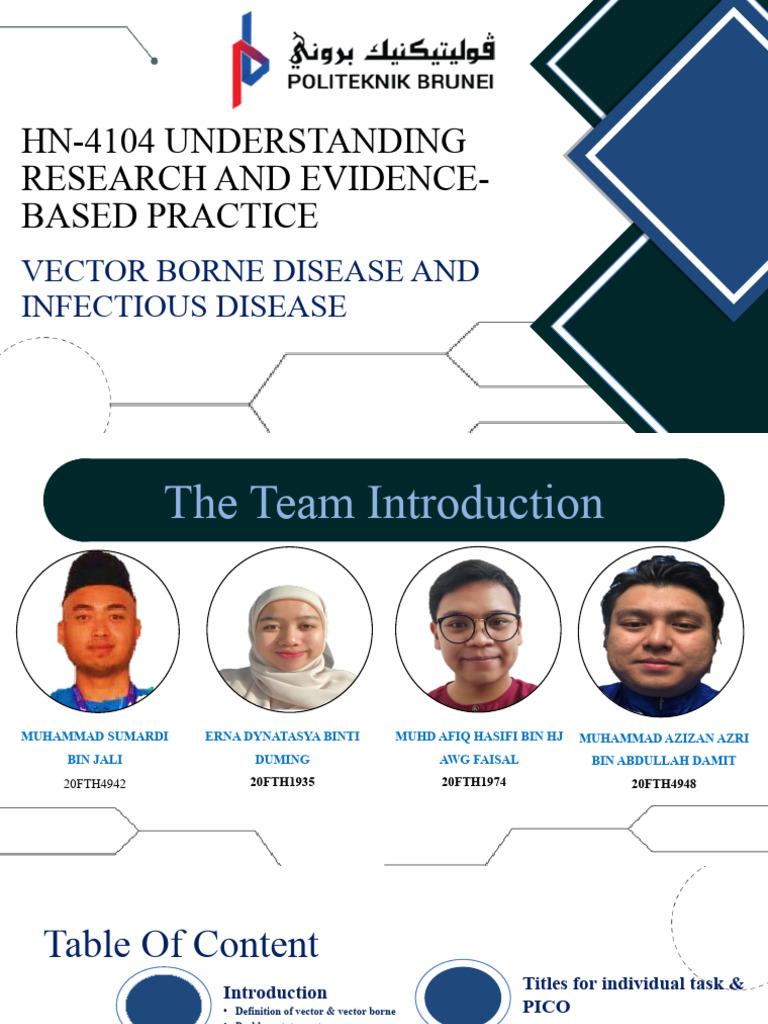 Vector-Borne Diseases: Overview and Control | PDF | Infection | Pathogen