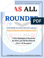 CS504 Highlighted Handouts by PIN2 and MUHAMMAD (MAS All Rounder) - 1