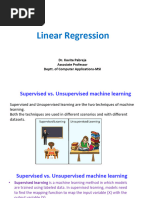 Lecture 4 Linear Regression