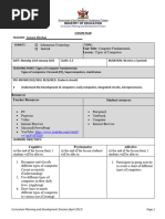 Detailed Lesson Plan For Computer Basics | PDF | Operating System ...