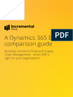 Microsoft D365 Comparison